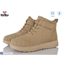 Черевики жіночі на зиму (8 пар р.37-42) бежевий  "SUBA"