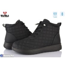 Черевики жіночі на зиму (6 пар р.40-42) чорний  "SUBA"
