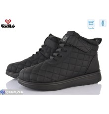 Черевики жіночі на зиму (6 пар р.40-42) чорний  "SUBA"