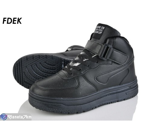 Дитячі кросівки на зиму (8 пар р.36-41) чорний  "FDEK"