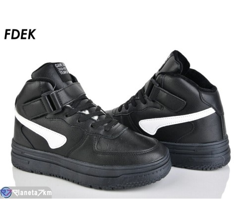 Дитячі кросівки на зиму (8 пар р.36-41) чорний  "FDEK"
