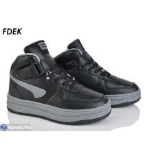 Дитячі кросівки на зиму (8 пар р.36-41) чорний  "FDEK"