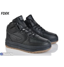 Дитячі кросівки на зиму (8 пар р.36-41) чорний  "FDEK"