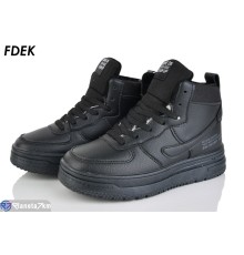 Дитячі кросівки на зиму (8 пар р.36-41) чорний  "FDEK"