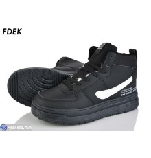Дитячі кросівки на зиму (8 пар р.36-41) чорний  "FDEK"