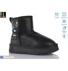 Дитячі Уггі на зиму (8 пар р.32-37) чорний  "Lilin"