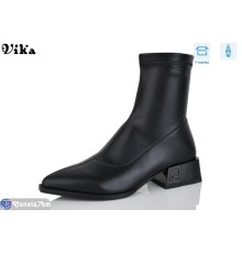 Черевики жіночі на весну/осінь (6 пар р.36-40) чорний  "Vika"
