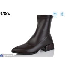 Черевики жіночі на весну/осінь (6 пар р.36-40) коричневий  "Vika"