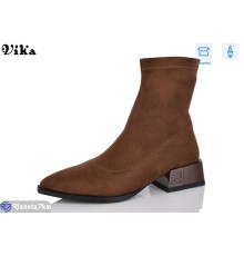 Черевики жіночі на весну/осінь (6 пар р.36-40) хакі  "Vika"