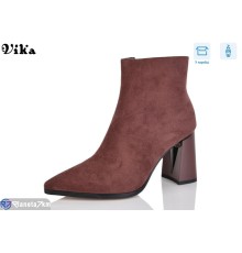 Черевики жіночі на весну/осінь (6 пар р.36-40) коричневий  "Vika"