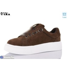 Кросівки жіночі на весну/осінь (8 пар р.36-41) коричневий  "Vika"