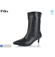 Чоботи жіночі на весну/осінь (6 пар р.36-40) чорний  "Vika"