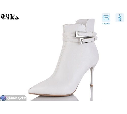 Черевики жіночі на весну/осінь (6 пар р.36-40) білий  "Vika"
