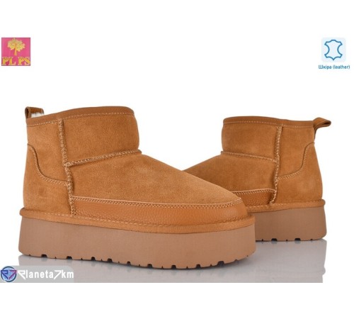 Уггі жіночі на зиму (6 пар р.36-40) camel  "PLPS"