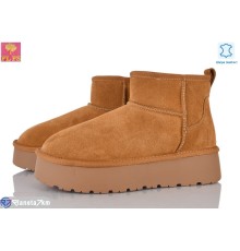 Уггі жіночі на зиму (6 пар р.36-40) camel  "PLPS"