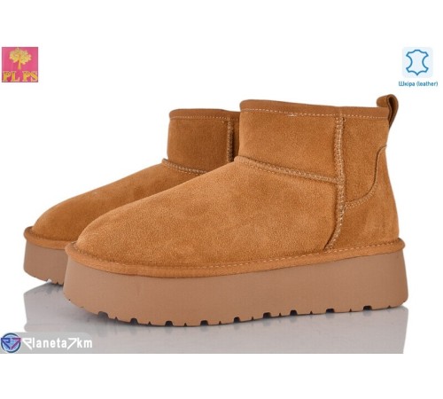 Уггі жіночі на зиму (6 пар р.36-40) camel  "PLPS"
