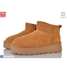 Уггі жіночі на зиму (6 пар р.36-40) camel  "PLPS"