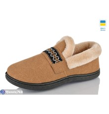 Тапки жіночі на зиму (8 пар р.37-41) camel  "LOTTOS"