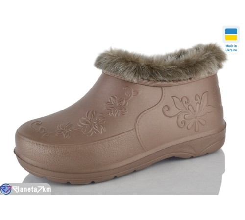 Калоші жіночі на зиму (8 пар р.37-41) коричневий  "LOTTOS"