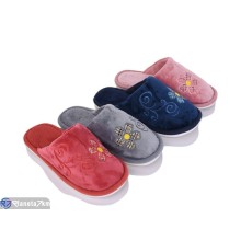 Тапки жіночі на весну/осінь (12 пар р.36-41) мікс  "PONKA"