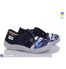 Тапки дитячі на весну/осінь (7 пар р.24-30) синій  "FLORIK"
