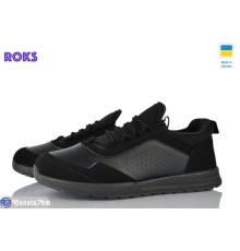 Кросівки чоловічі на весну/осінь (6 пар р.40-45) чорний  "Roks"