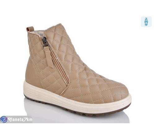 Черевики жіночі на зиму (8 пар р.37-42) коричневий  "Asito"