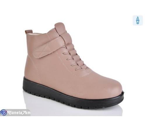 Черевики жіночі на зиму (8 пар р.37-42) коричневий  "Asito"