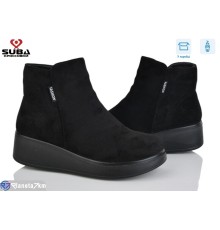 Черевики жіночі на зиму (8 пар р.37-42) чорний  "SUBA"
