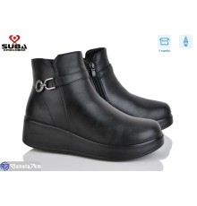 Черевики жіночі на зиму (8 пар р.37-42) чорний  "SUBA"