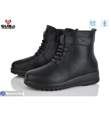 Черевики жіночі на зиму (8 пар р.37-42) чорний  "SUBA"