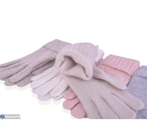 Рукавички жіночі на зиму (12 шт. р.сетка One size) мікс  "KaPira"