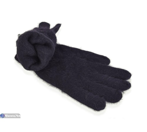 Рукавички жіночі на зиму (12 шт. р.сетка One size) чорний  "KaPira"