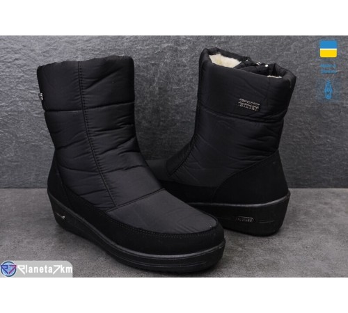 Дутики жіночі на зиму (6 пар р.37-41) чорний  "LEOBAZA"