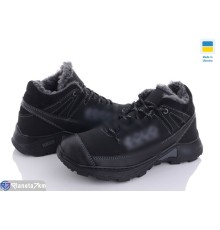 Кросівки чоловічі на зиму (8 пар р.40-45) чорний  "LEOBAZA"