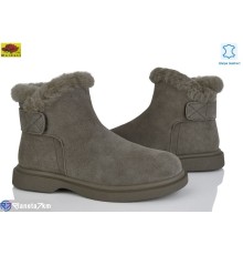 Черевики жіночі на зиму (8 пар р.36-41) хакі  "Mei De Li"