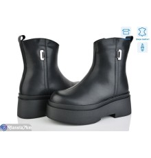 Черевики жіночі на зиму (8 пар р.36-41) чорний  "Mirella"