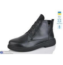 Черевики жіночі на зиму (6 пар р.40-43) чорний  "LIKA"