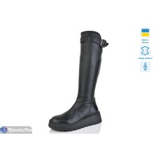 Чоботи жіночі на зиму (6 пар р.37-41) чорний  "LIKA"
