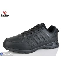 Кросівки чоловічі на весну/осінь (8 пар р.41-46) чорний  "SUBA"