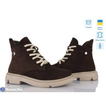 Черевики жіночі на весну/осінь (6 пар р.36-40) коричневий  "Linda"