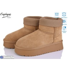 Уггі жіночі на зиму (8 пар р.36-41) camel  "Dageni"