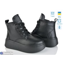 Черевики жіночі на весну/осінь (6 пар р.36-40) чорний  "Linda"