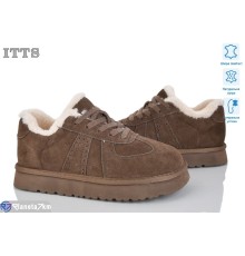 Кросівки жіночі на зиму (6 пар р.36-41) коричневий  "LOTOS"