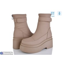 Черевики жіночі на зиму (6 пар р.36-40) коричневий  "Mirella"