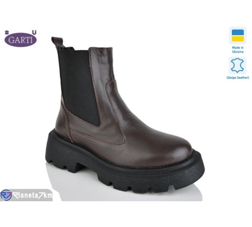 Черевики жіночі на весну/осінь (6 пар р.36-40) коричневий  "Garti"