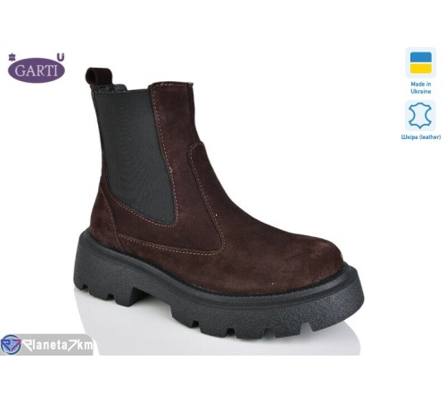 Черевики жіночі на весну/осінь (6 пар р.36-40) коричневий  "Garti"