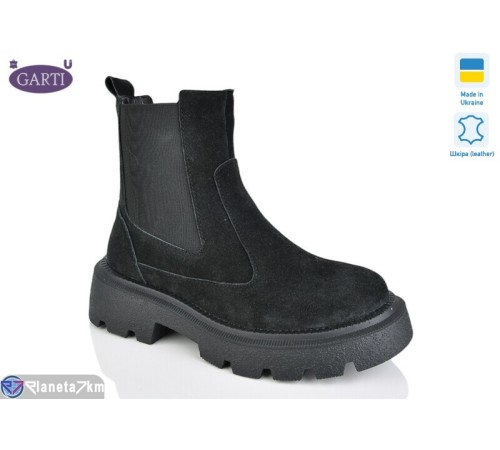 Черевики жіночі на весну/осінь (6 пар р.36-40) чорний  "Garti"
