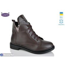 Черевики жіночі на зиму (6 пар р.36-40) коричневий  "Garti"