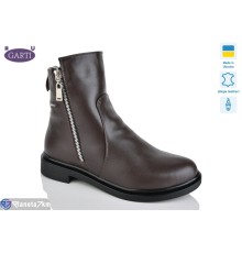 Черевики жіночі на зиму (6 пар р.36-40) коричневий  "Garti"